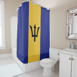 Barbados-Flagge Duschvorhang