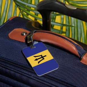 Barbados-Flagge Gepäckanhänger