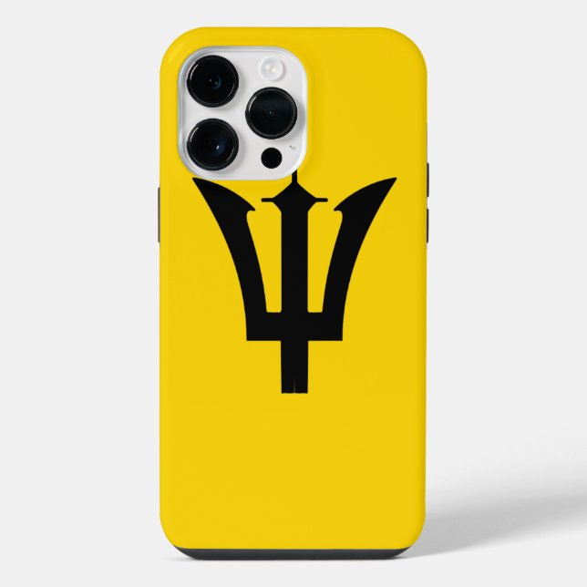 Barbados-Flagge  iPhone 14 Pro Max Hülle (Rückseite)