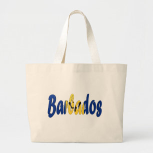 Barbados-Flagge Jumbo Stoffbeutel