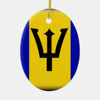 Barbados-Flagge Keramik Ornament