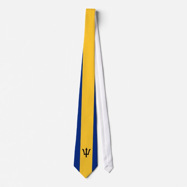 Barbados-Flagge Krawatte (Vorderseite)