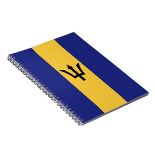 Barbados-Flagge Notizblock