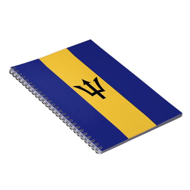 Barbados-Flagge Notizblock (Rechte Seite)