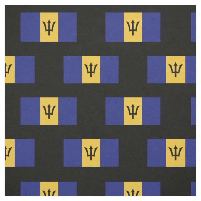 Barbados-Flagge Stoff (Muster)