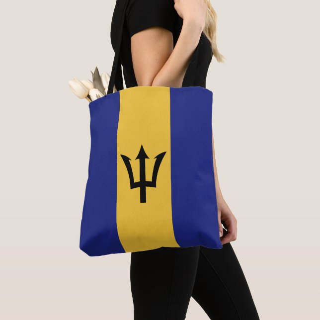 Barbados-Flagge Tasche (Von Nahem)