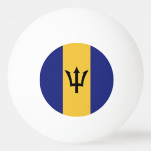 Barbados-Flagge Tischtennisball