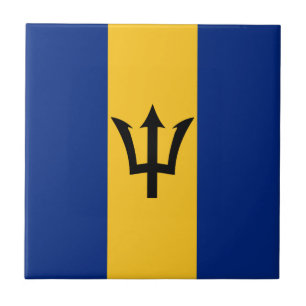 Barbados-Flaggen-Keramik-Fliese Fliese