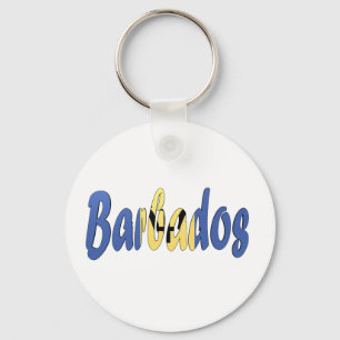 Barbados-Flaggen-Schlüsselanhänger Schlüsselanhänger