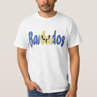 Barbados-Flaggen-T - Shirt