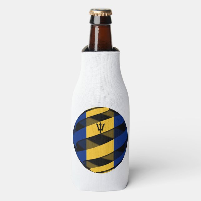 Barbados Flaschenkühler (Flaschenvorderseite)