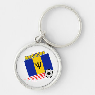 Barbados-Fußball-Team Schlüsselanhänger
