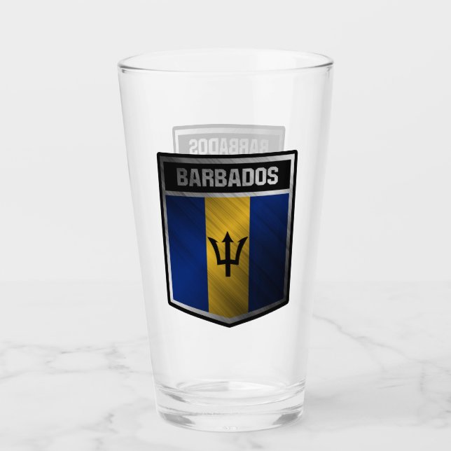 Barbados Glas (Vorderseite)