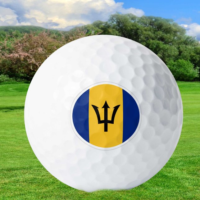 Barbados Golf Balls, Flaggengolfer / Patrioten Golfball (Von Creator hochgeladen)