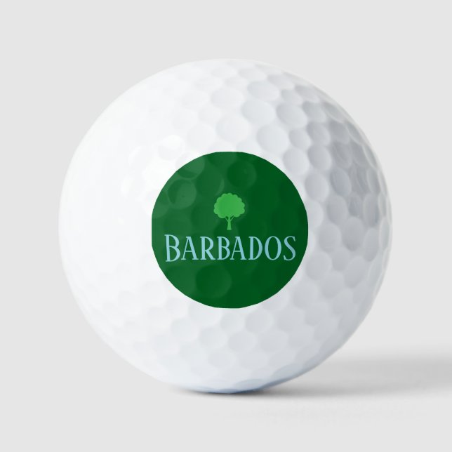 Barbados Golfbälle  (Vorderseite)