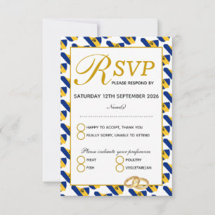 BARBADOS Hochzeitsfeier UAWG Response Card RSVP Karte