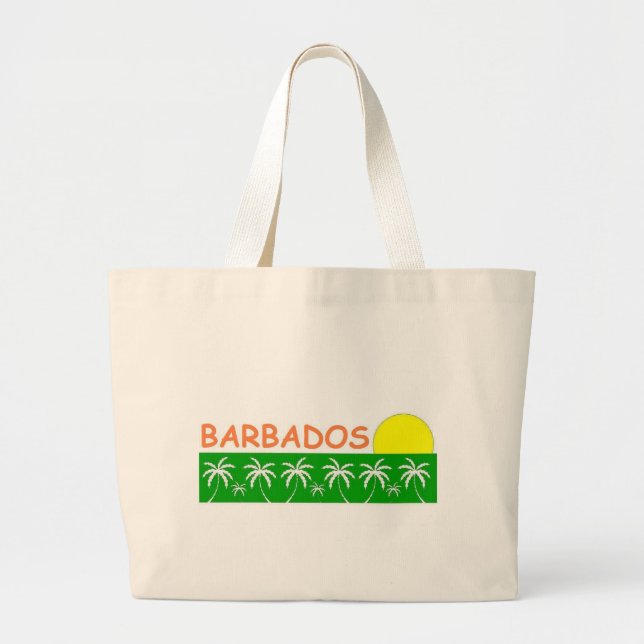 Barbados Jumbo Stoffbeutel (Vorne)