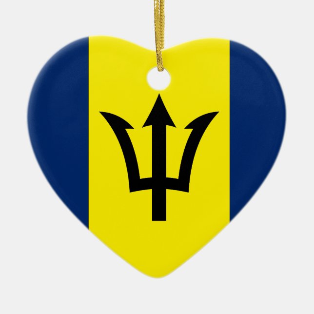 Barbados Keramik Ornament (Vorne)