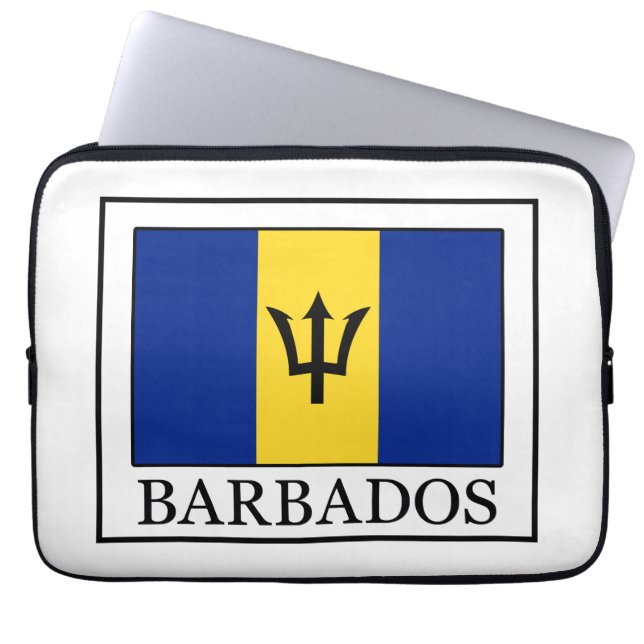 Barbados Laptop-Hülle Laptopschutzhülle (Vorderseite)