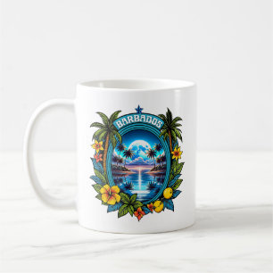 Barbados Moonlit Karibik Night Kaffeetasse