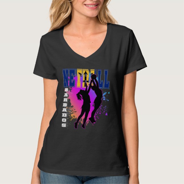 Barbados Netball T-Shirt (Vorderseite)