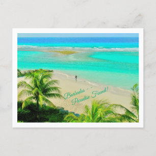 BARBADOS--PARADIES GEFUNDEN! WUNDERSCHÖNE STRANDSZ POSTKARTE