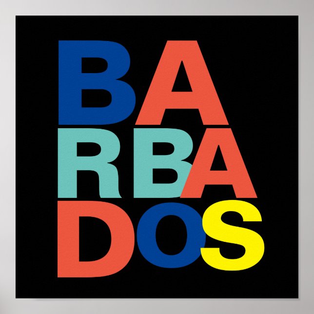 Barbados Poster (Vorne)