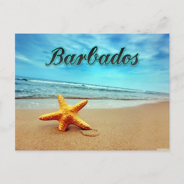 Barbados Postkarte (Vorderseite)