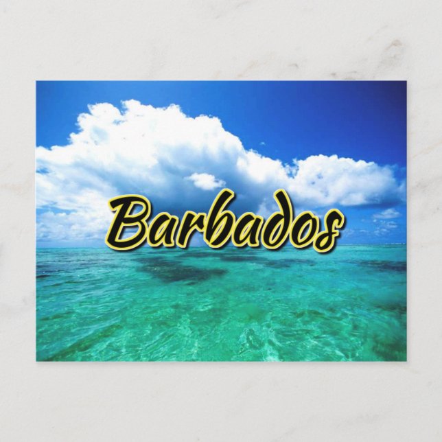 Barbados Postkarte (Vorderseite)