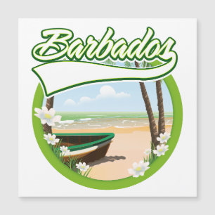 Barbados Reiselogo Magneteinladung