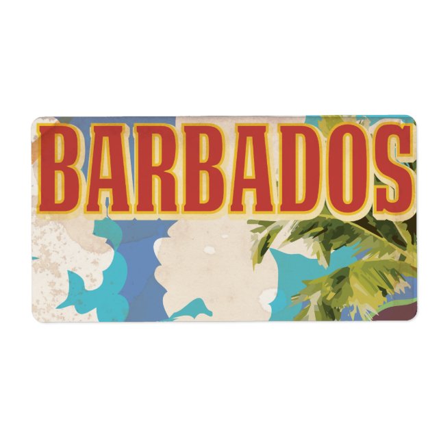 Barbados Reiseplakat (Vorne)