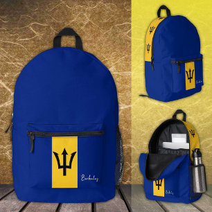 Barbados, Rucksack, Barbados-Flagge / patriotisch Bedruckter Rucksack