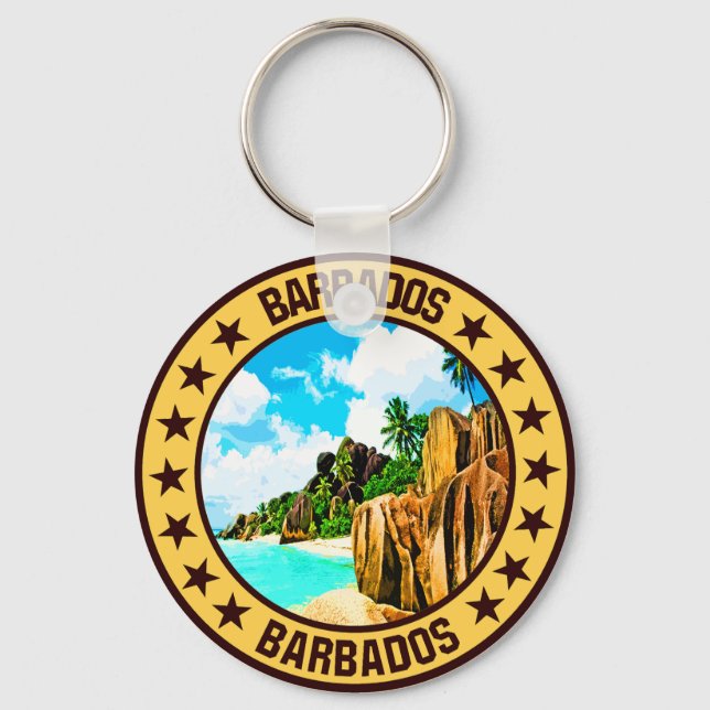 Barbados Schlüsselanhänger (Vorderseite)