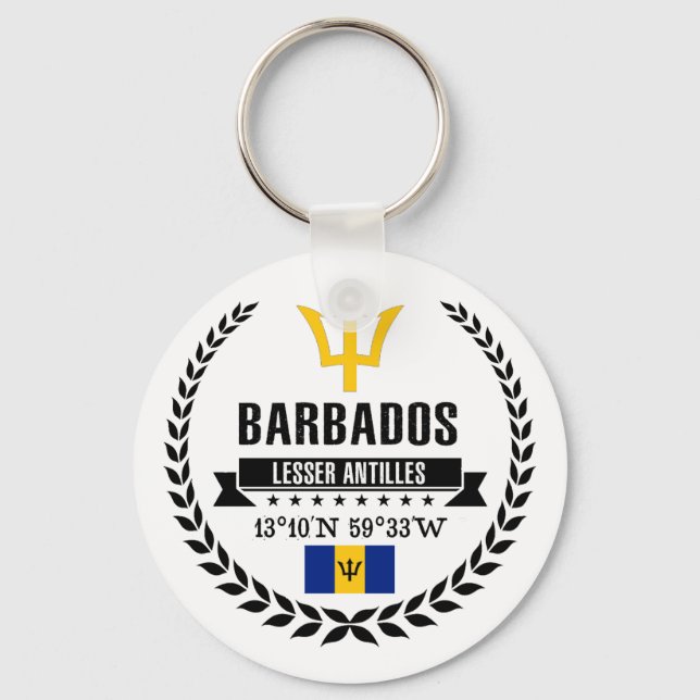 Barbados Schlüsselanhänger (Vorderseite)
