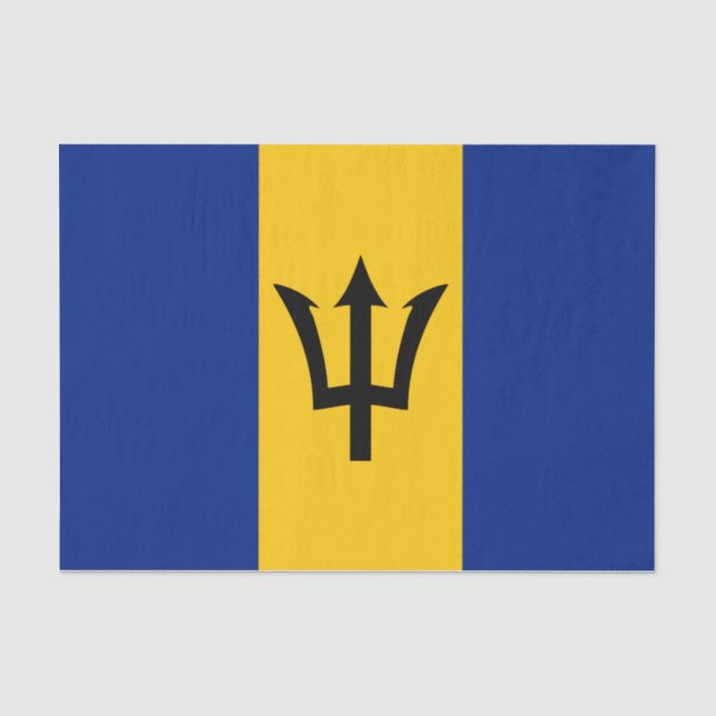 Barbados Seidenpapier (Vorderseite)