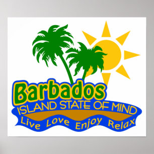 Barbados-Staat Poster