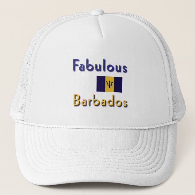 Barbados Truckerkappe (Vorderseite)