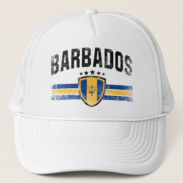 Barbados Truckerkappe (Vorderseite)