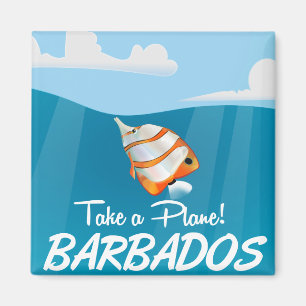 Barbados Vintage Reiseplakat Magnet