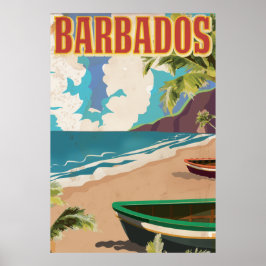Barbados Vintage Reiseplakat Poster