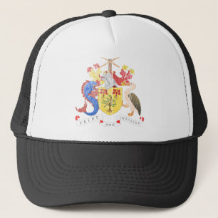 Barbados-Wappen Truckerkappe