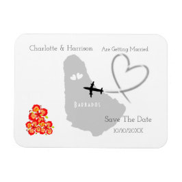 Barbados Wedding Destination Save the Date Magnet