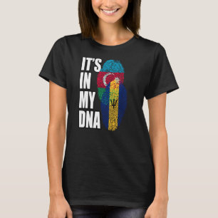 Barbaisch und Aserbaidschan - DNA-Flaggenraum T-Shirt