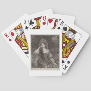 Barbara Duchess von Cleaveland (1641-1709) als Sie Spielkarten