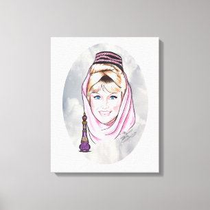 Barbara Eden, ich träume von Jeannie. Leinwanddruck