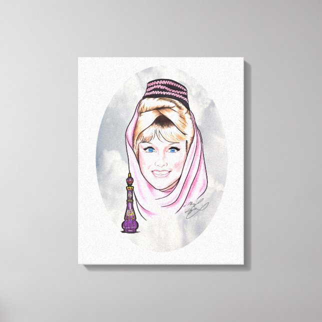 Barbara Eden, ich träume von Jeannie. Leinwanddruck (Vorderseite)