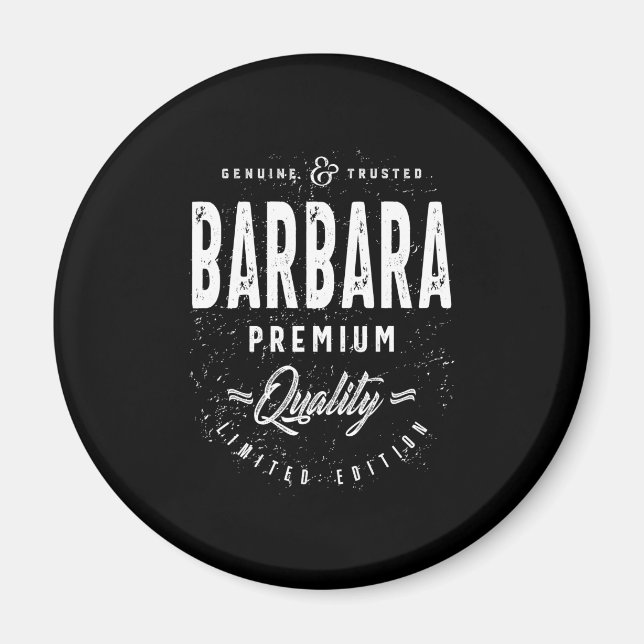 Barbara Personalisiert Name Birthday Gift Magnet (Vorne)