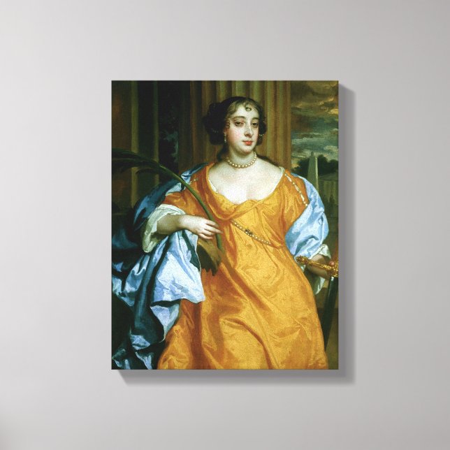 Barbara Villiers Duchess von Cleveland Leinwanddruck (Vorderseite)