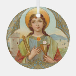 Barbara von Nicomedia (BK 001) Ornament Aus Glas