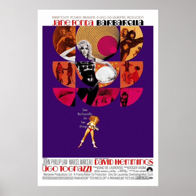 Barbarella 1968 poster (Vorne)